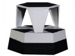 Metal step stool /Kick Foot stool