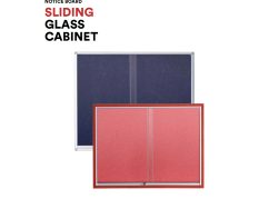 Sliding Glass Cabinet | Notice Board