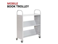 Mobile Grey Trolley | Storage