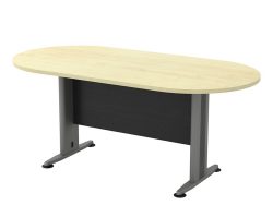 [TOE 18 / TOE 24] Oval Conference Table (Metal J Leg)