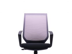 [ZNLS 8211N-A62] Zenith Presidential Medium Back Chair with Fixed Armrest