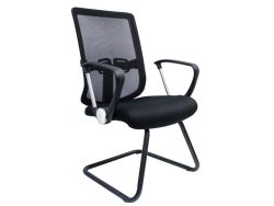 [NT-30V] Medium Back Mesh Visitor Chair