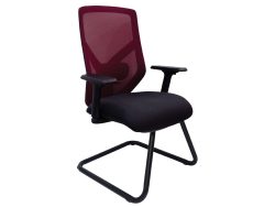 [NT-52V] Medium Back Mesh Visitor Chair