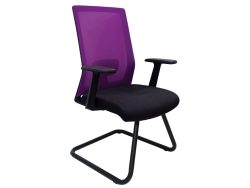 [NT-53V] Medium Back Mesh Visitor Chair