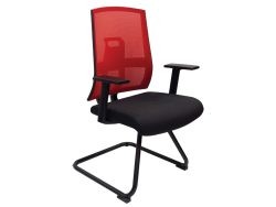 [NT-56V] Medium Back Mesh Visitor Chair