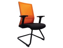 [NT-57V] Medium Back Mesh Visitor Chair