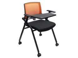 [NT-998-TB4] Flexible Back Study Chair with Writing Pad